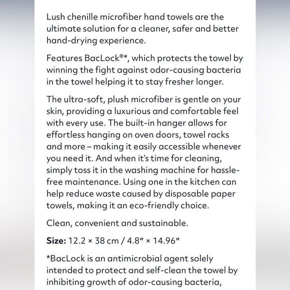 Norwex Chenille Caribbean Limited Edition Towel NWT - Picture 4 of 7